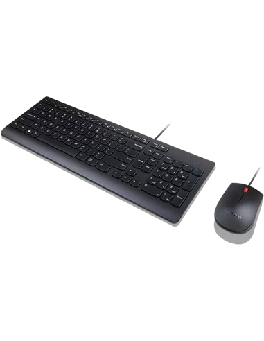 Set Tastatură + Mouse Lenovo 4X30L79912, Cu fir, Negru