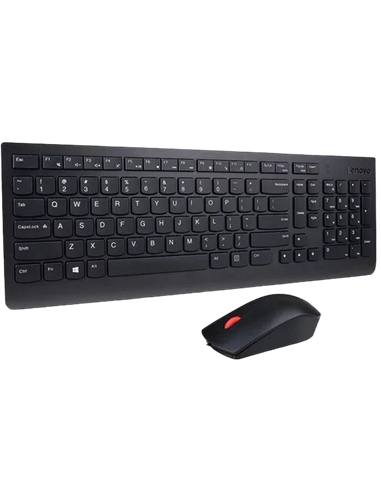 Клавиатура и мышь Lenovo 4X30L79912, Проводное, Чёрный