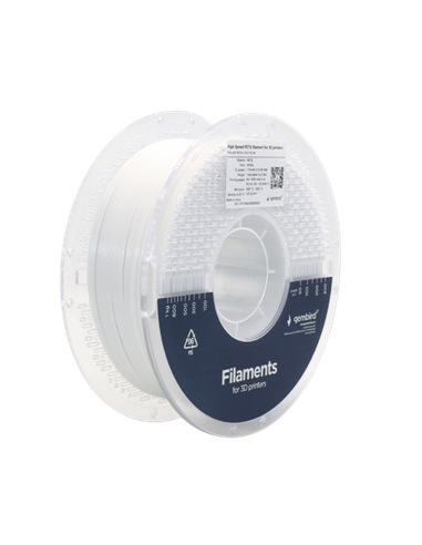Filament pentru imprimantă 3D Gembird 3DP-PETG1.75HY-01-W, PETG, Alb, 1.75 mm, 1kg