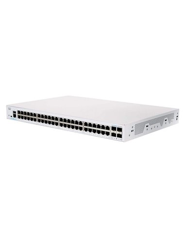 Сетевой коммутатор Cisco CBS350-48T, 48x 10/100/1000 Мбит/с, 4x SFP