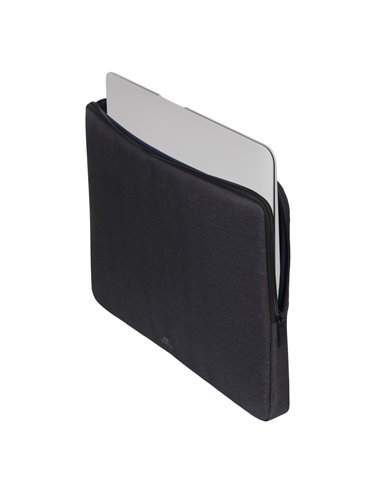Geantă pentru Laptop RivaCase Suzuka, 15.6", Poliester, Negru
