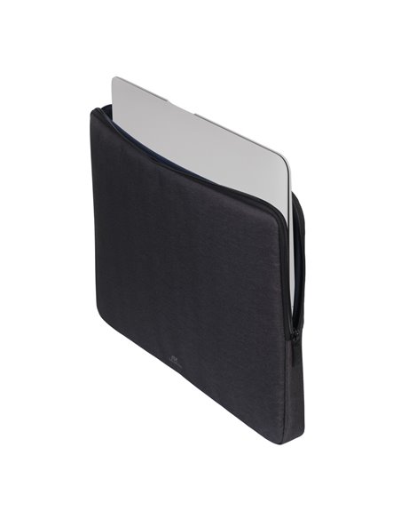 Geantă pentru Laptop RivaCase Suzuka, 15.6", Poliester, Negru