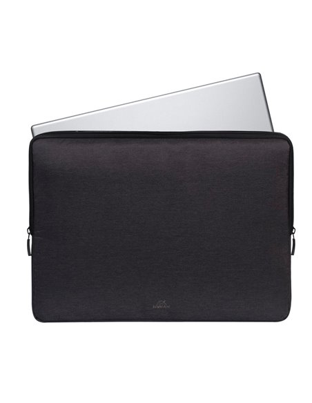 Geantă pentru Laptop RivaCase Suzuka, 15.6", Poliester, Negru