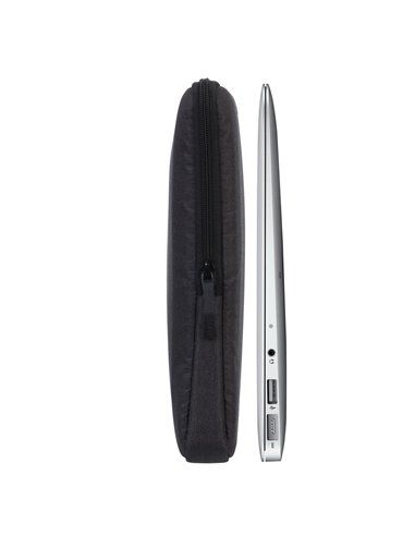 Сумка для ноутбука RivaCase Suzuka, 15.6", Полиэстер, Чёрный