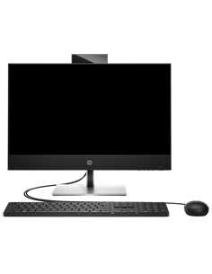 Computer All-in-One HP ProOne 440 G9, 23,8", Intel Core i3-14100T, 8GB/512GB, FreeDOS, Negru