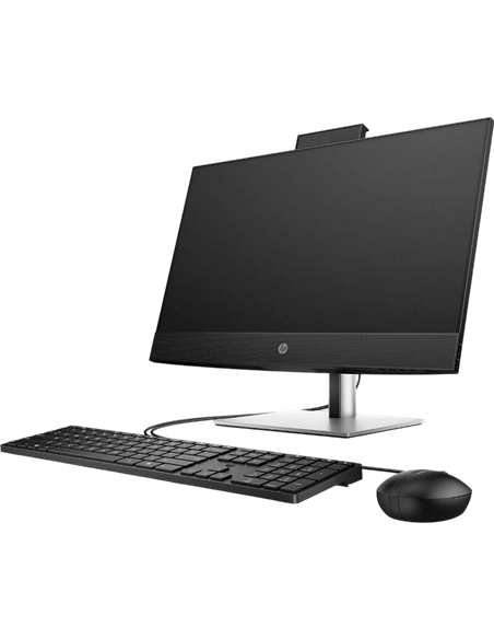Computer All-in-One HP ProOne 440 G9, 23,8", Intel Core i3-14100T, 8GB/512GB, FreeDOS, Negru