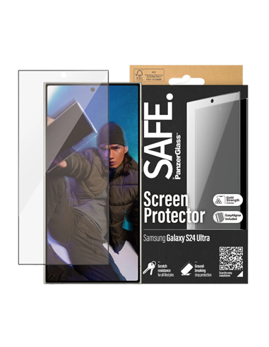 Защитное стекло PanzerGlass SAFE. Samsung Galaxy S24 Ultra, Прозрачный