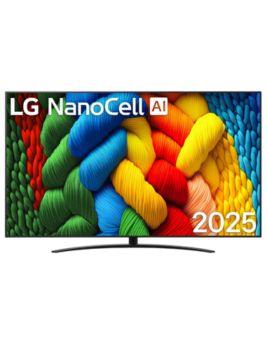 86" Nanocell SMART TV LG 86NANO81A6A, 3840x2160 4K UHD, webOS, Negru