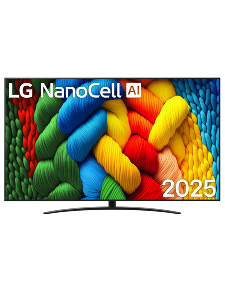 86" Nanocell SMART TV LG 86NANO81A6A, 3840x2160 4K UHD, webOS, Negru