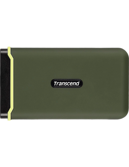 Внешний портативный SSD накопитель Transcend ESD380C, 500 ГБ, Military Green (TS500GESD380C)