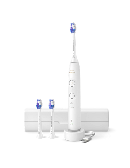 Periuța de dinți electrică sonică Philips HX7400/02, Alb