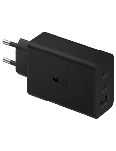 Зарядное устройство Samsung Trio Fast Travel Charger EP-T6530, 65Вт, Чёрный