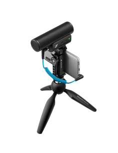 Microfon portabil pentru înregistrare vocală Sennheiser MKE 400, Cu fir, Negru