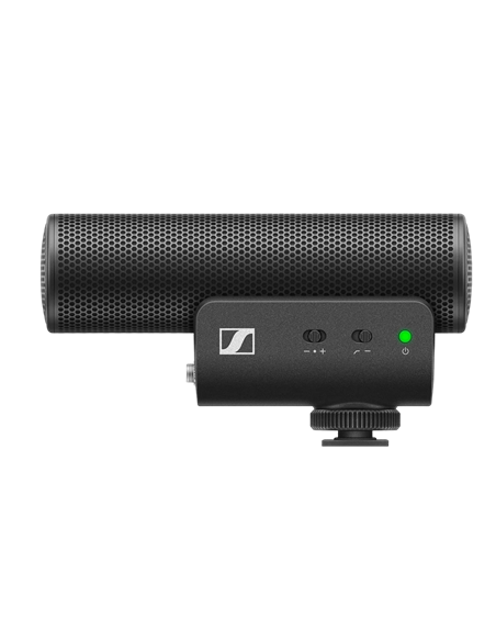 Портативный записывающий микрофон Sennheiser MKE 400, Проводной аналоговый, Чёрный