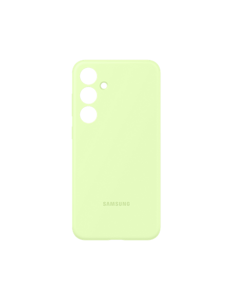 Чехол Samsung Silicone Cover Galaxy S24+, Светло-зеленый