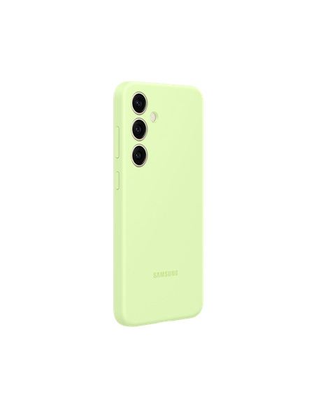 Чехол Samsung Silicone Cover Galaxy S24+, Светло-зеленый
