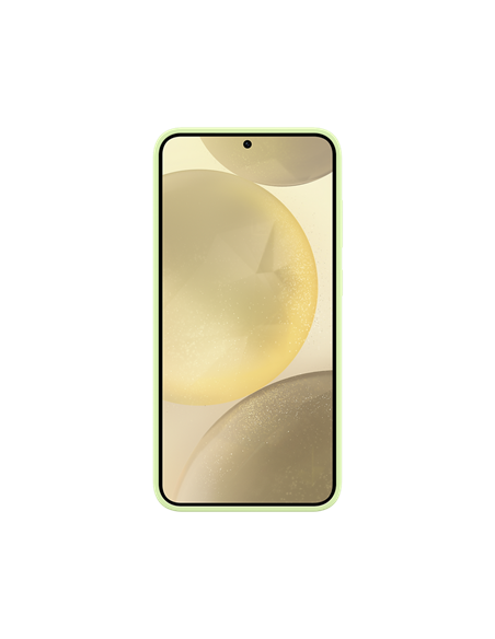 Чехол Samsung Silicone Cover Galaxy S24+, Светло-зеленый