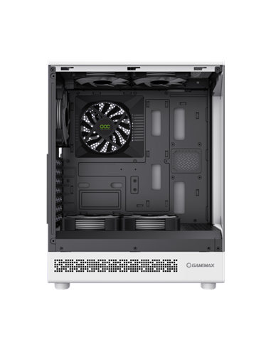 Carcasă PC Gamemax Vista COC AW, Midi-Tower, Fără PSU, Alb