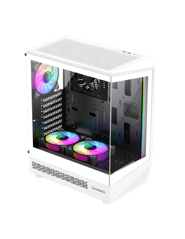 Компьютерный корпус Gamemax Vista COC AW, Midi-Tower, Без блока питания, Белый