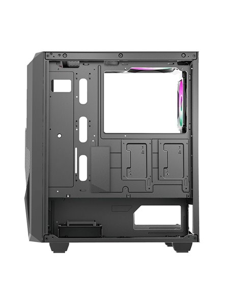 Компьютерный корпус Gamemax Revolt, Midi-Tower, Без блока питания, Чёрный