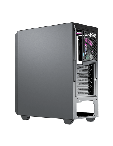 Компьютерный корпус Gamemax Revolt, Midi-Tower, Без блока питания, Чёрный