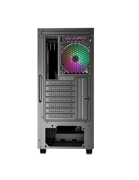 Carcasă PC Gamemax Revolt, Midi-Tower, Fără PSU, Negru