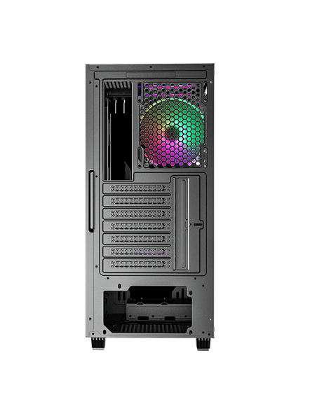 Carcasă PC Gamemax Revolt, Midi-Tower, Fără PSU, Negru