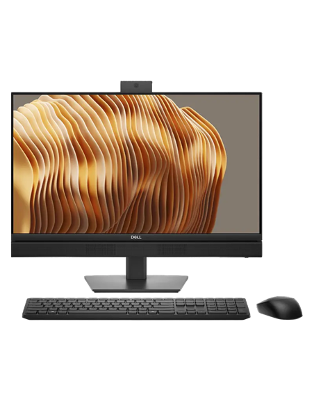 Computer All-in-One DELL QC24250, 24", Intel Core Ultra 7 256, 16GB/512GB, Windows 11 Pro, Negru