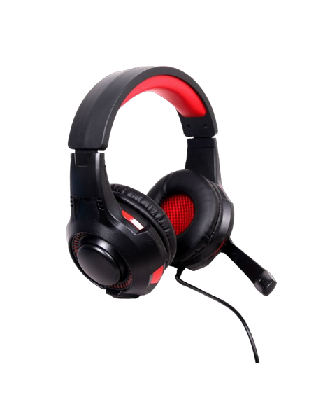 Игровая Гарнитура Gembird GHS-U-5.1-01, USB, Чёрный/Красный 