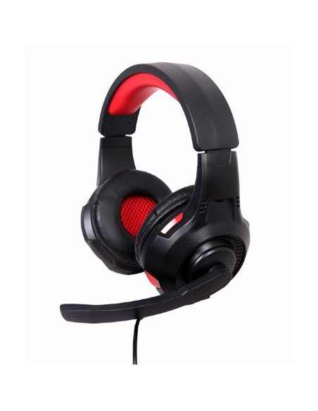 Игровая Гарнитура Gembird GHS-U-5.1-01, USB, Чёрный/Красный 