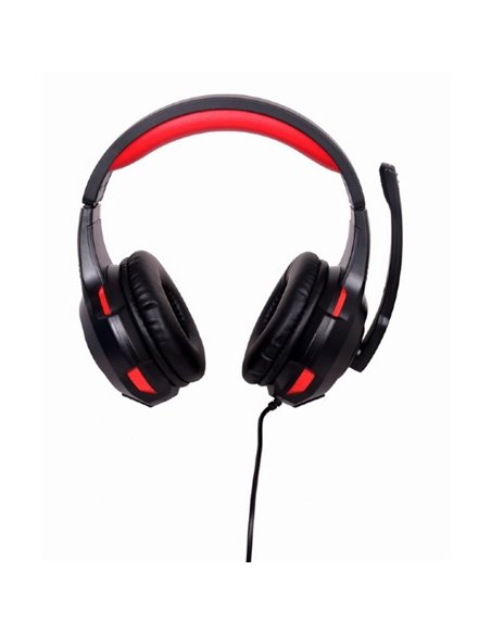 Игровая Гарнитура Gembird GHS-U-5.1-01, USB, Чёрный/Красный 