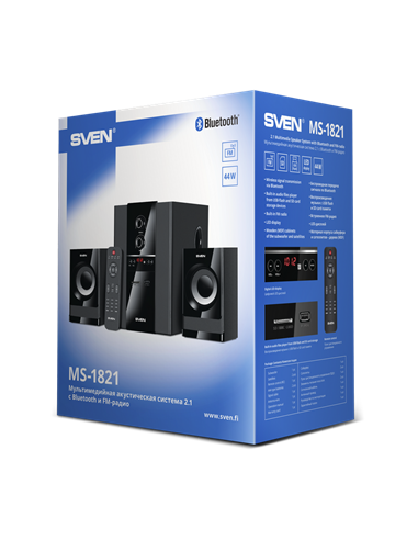 Аудиосистема 2.1 CH SVEN MS-1821, Чёрный