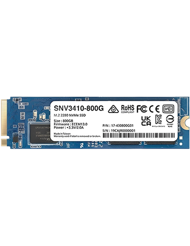 Накопитель SSD SYNOLOGY SNV3410-800G, 800Гб, SNV3410-800G