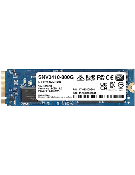 Накопитель SSD SYNOLOGY SNV3410-800G, 800Гб, SNV3410-800G