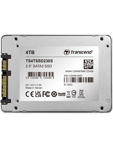 Unitate SSD Transcend SSD230S, 4000GB, TS4TSSD230S