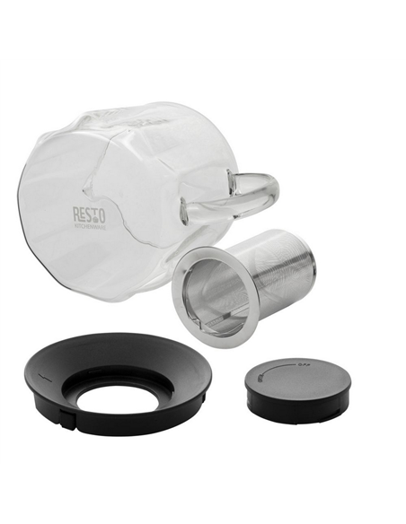 Ceainic cu infuzor RESTO 90515, 1L, Transparent
