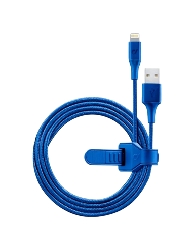 Кабель для зарядки и синхронизации Cellularline Satellite MFI, USB Type-A/Lightning, 1м, Синий