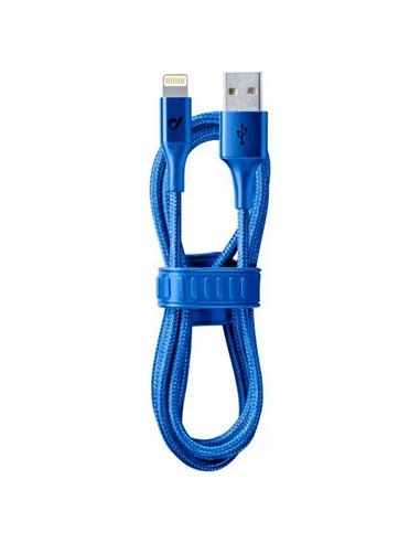 Кабель для зарядки и синхронизации Cellularline Satellite MFI, USB Type-A/Lightning, 1м, Синий