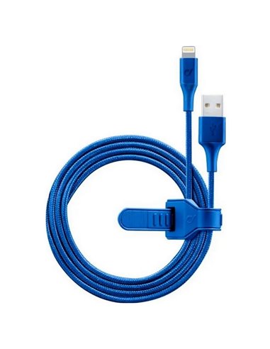 Кабель для зарядки и синхронизации Cellularline Satellite MFI, USB Type-A/Lightning, 1м, Синий