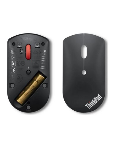 Mouse Wireless Lenovo ThinkPad Bluetooth Silent Mouse, Negru