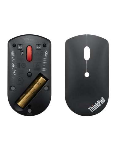 Mouse Wireless Lenovo ThinkPad Bluetooth Silent Mouse, Negru