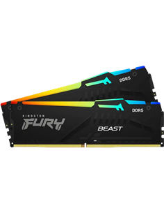 Memorie RAM Kingston FURY Beast RGB, DDR5 SDRAM, 6000 MHz, 32GB, KF560C36BBE2AK2-32 2