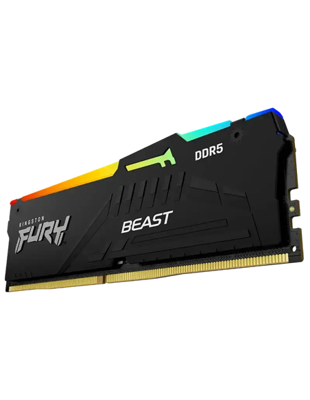 Оперативная память Kingston FURY Beast RGB, DDR5 SDRAM, 6000 МГц, 32 ГБ, KF560C36BBE2AK2-32