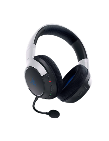 Căști gaming Razer Kaira HyperSpeed pentru PS5, Fără fir, Alb | Negru