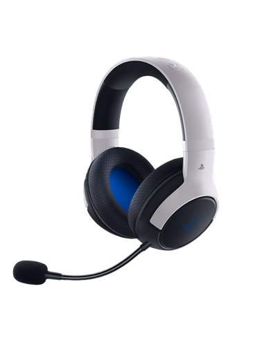 Căști gaming Razer Kaira HyperSpeed pentru PS5, Fără fir, Alb | Negru