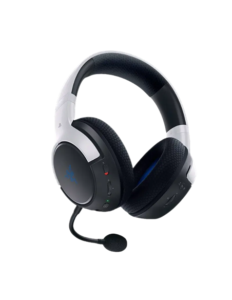 Căști gaming Razer Kaira HyperSpeed pentru PS5, Fără fir, Alb | Negru