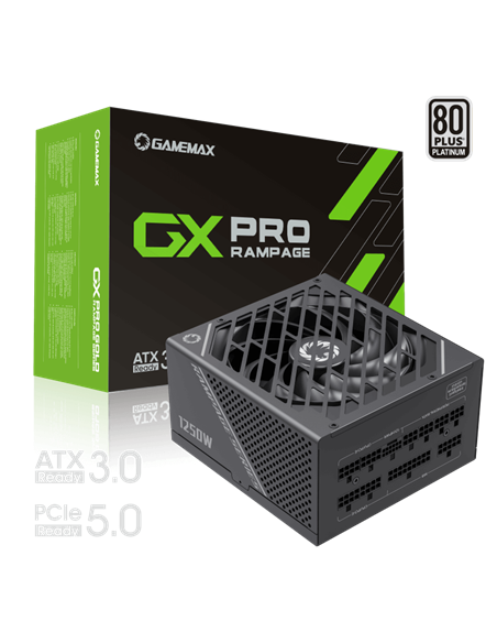 Блок питания для компьютеров Gamemax GX-1250 PRO, 1250Вт, ATX, Полностью модульный