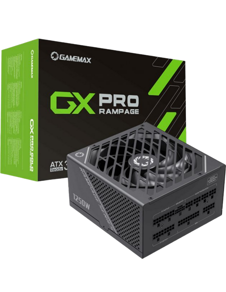 Блок питания для компьютеров Gamemax GX-1250 PRO, 1250Вт, ATX, Полностью модульный