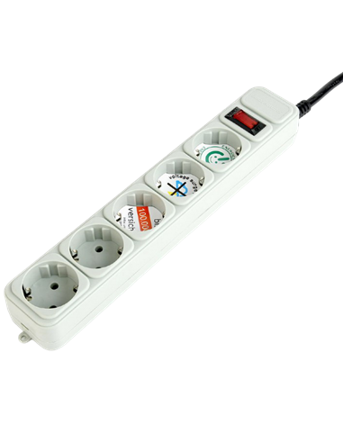 Сетевой фильтр Gembird GMB SPG3-B-6C, 5 Розеток, 1,8 м, Белый
