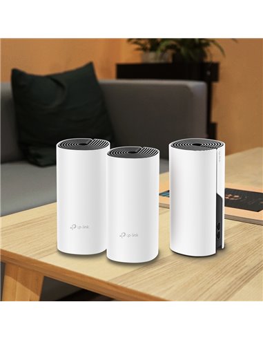 Домашняя Mesh Wi-Fi система TP-LINK Deco M4 (3-pack), Белый